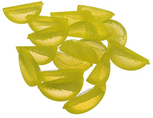 ORION Eiswürfel bunt Kunststoff, Form für Eis, für Eiswürfel 20 St. wiederverwendbar Cube Würfel Zitronen, Gelb