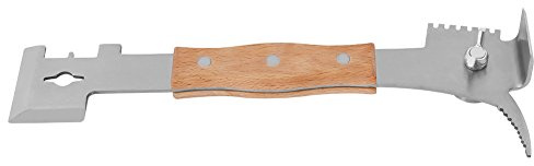 Herramienta para abejas, herramienta para apicultura Equipo de apicultura fácil de usar, multifuncional para levantar marcos, separar cajas, raspar cera, raspar propóleos