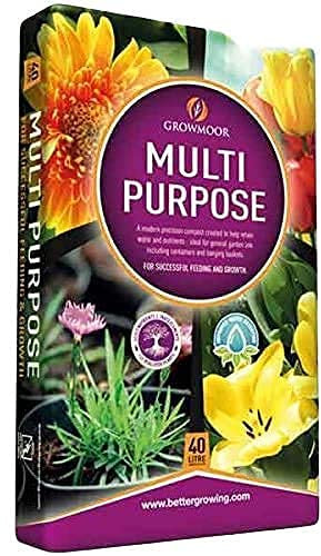 Sizi Ltd 3x40L Extra Large Growmoor Multi Purpose Compost Basket Soil Nutrient Enhanced Plant Care Pot Garden Borders Healthy Fast Delivery