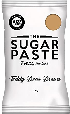 THE SUGAR PASTE™ Teddy Bear Brown Sugarpaste (250G - 6KG) 1kg