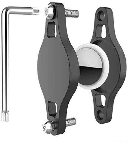 Gmili Supporto universale per bicicletta AirTag con viti antifurto, Può essere installato in bottiglia gabbia/portabici, Antispruzzo, accessorio antipolvere for apple airtag