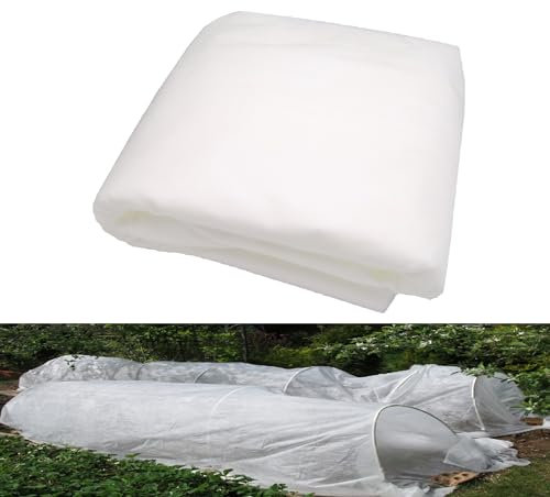 MAILEKT Wintervlies für Pflanzen Frostschutz 40g/m², Gartenvlies Winterschutz,3m X 6m Vlies Pflanzen Winter - Wasserdurchlässig Atmungsaktiv UV-Stabil