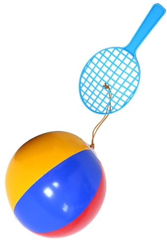 Balle gonflable rebondissante à la main, balle de raquette gonflable pour | Balle gonflable de raquette à main rebondissante pour enfant | Jouet de balle de clap de conception de sécurité pour les act