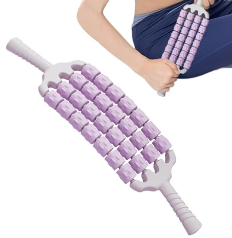 Rodillo Muscular - Rodillo De Masaje Flexible De Cuatro | Herramienta De Relajación De Fascia Para Recuperación De Todo El Cuerpo, Rodilllo Antideslizante Portátil Para Viajes En Gimnasio En Cas