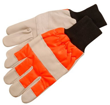 ALM ALMCH015 Manufacturing Chainsaw Safety Gloves ( LARGE ), Orange