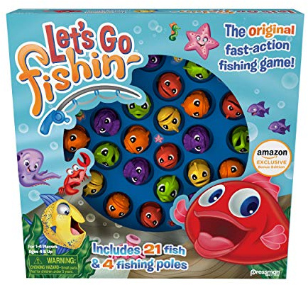 Amazon Exclusive Bonus Edition Let's Go Fishin' with Lucky Ducks MAM Card Game | 1-4 Players, Ages 4+
