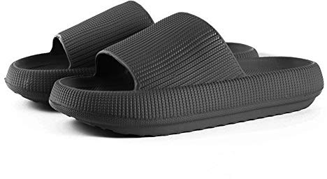 ERLINGO Pillow Slides Slippers, Ultra-Soft Slippers Bathroom Non-Slip Thick Soled Shoes Quick Dry Platform Shower Slides Super Soft Home Pillow Slides for Women and Men Casual Style