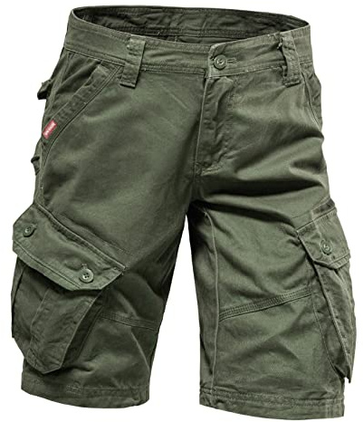 Pants Mens Khaki Pants Cargo Cover Men Cargo Shorts Ripstop Lightweight Regular Fit Pants Work Hiking Tactical Short Trousers with Multi-Pocket Cargo Pants Men Petite Linen Pants