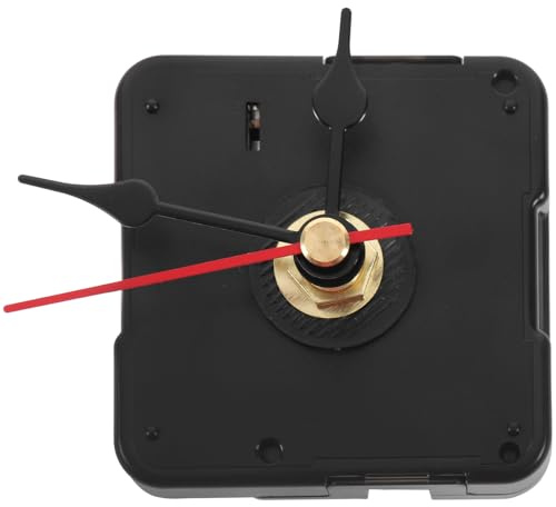 CAXUSD Battery Operated Wall Clock Movement Replacement Kit Silent Small Desk Clock Mechanism for 4-5 Inch Faces DIY Making with Precision Timekeeping