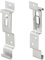 2 Pezzi Supporto Portatarga per Porta Targa in Acciaio Inossidabile,Auto Clip Targa Rimorchio,Porta Targa