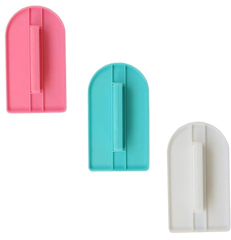 DIYEAH 3pcs Drill Press Roller Accessories Flattening Plate Hotfix Tool Rhinestone Embroidery Tools Embroidery Flattener DIY Diamond Presser Restorer Tool Drawing Tool Paint 5d Plastic
