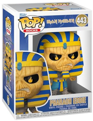 Funko Pop! Rocks: Iron Maiden - Pharaoh Eddie - Pharoah - Collectable Vinyl Figure - Gift Idea - Official Merchandise - Toys for Kids & Adults - Music Fans - Model Figure for Collectors and Display