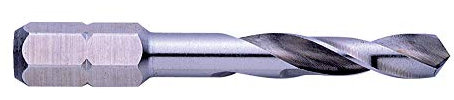 Exact Spiralbohrer-Bit, Ø 3,5mm, 1/4 Bit-Schaft, HSS, DIN 3126