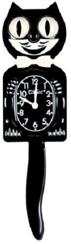Kit Kat clock (Classic Black (bow tie: White))