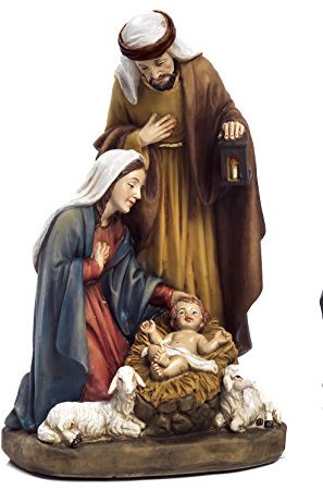 PABEN Presepe Natività 17 cm, in resina by