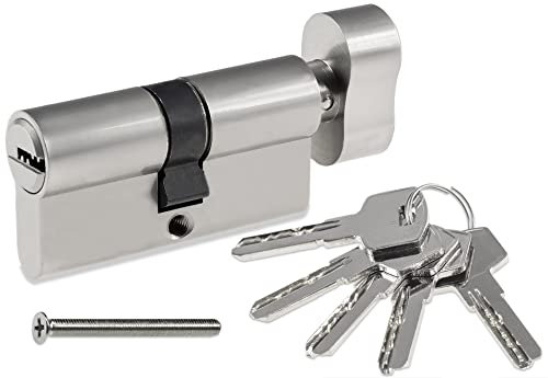 Cilindro serratura 60mm (30+30mm) con pomolo