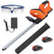 Taille-haie sans Fil 800W 21V, Coupe-buisson et Coupe-Arbres électrique avec Lame Double Face, Taille-haie 1800RPM avec Batterie Rechargeable pour Le Jardin et la pelouse (Orange)
