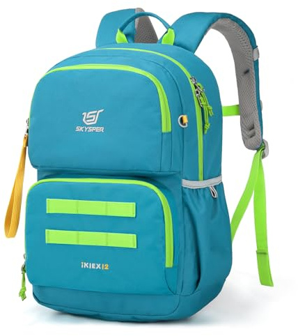 SKYSPER Kids Backpack for School 15 H Kindergarten Elementary Bookbag Children Travel Daypack for Camping
