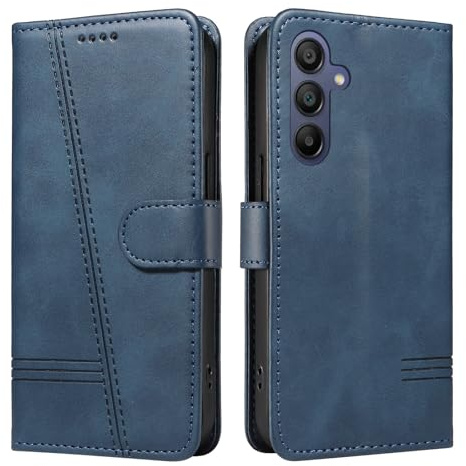 Wuhaizher for Samsung Galaxy A17 5G/4G Phone Case Wallet Flip, Blue