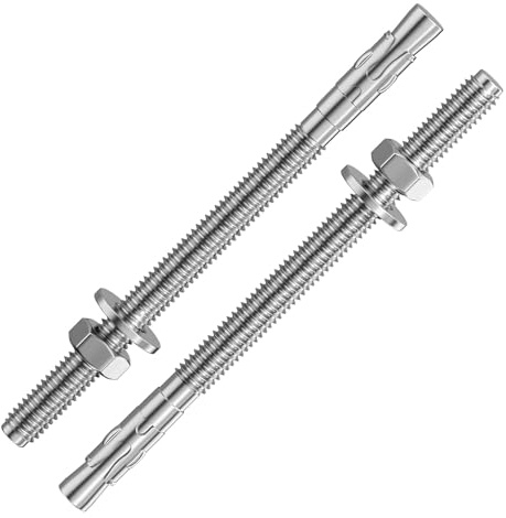 2 Stück Schwerlastanker M12 x 160mm Schwerlastdübel Edelstahl A2 Betondübel