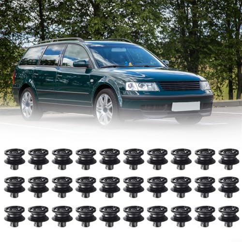 Lot de 30 clips de garniture de panneau de porte pour Golf IV et pour Passat B5 3B0868243 clips de fixation voiture rivet plastique pour les projets de restauration de voiture