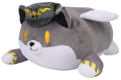 CUTTE Peluche N Dog De Murder Drones con Gorro De Piloto Y Alas, Suave Almohada Kawaii, Regalo para Fans Niños Y Adultos