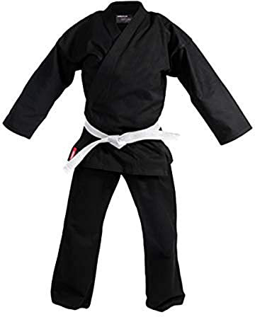 DEPICE Karate-Anzug Kage 12 oz schwarz Baumwolle traditionell 170 cm