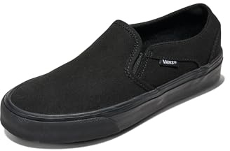 Vans Asher, Zapatillas Deportivas Hombre, Black and Black, 44.5 EU