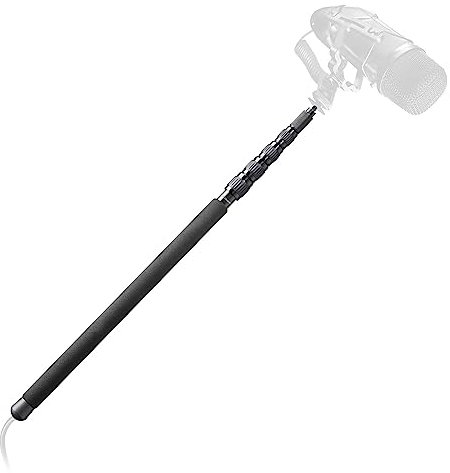 Walimex pro Tonangel MicPipe Handstativ Mikrofon-Angel (geeignetfürMikrofon,Längemax.3m,inkl.KabelführungfürKabelmitmax.7mm)