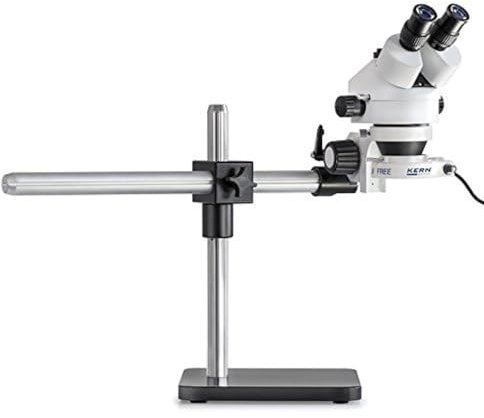 Set di microscopio stereomicroscopio [Kern OZL 963] predefinito con supporto universale e illuminazione per il vostro spazio di lavoro funzionale, tubo: trinoculare, obiettivo: 0,7x - 4,5x,