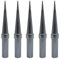 ETS Scharfe lange konische runde Feinnadel-Lötspitze 0,04 mm für WESD50 WES50 WESD51 WES51 PES50 LR20 PES51 LR21 WE1010EU WE1010 Lötkolbenspitzen 5 Stück
