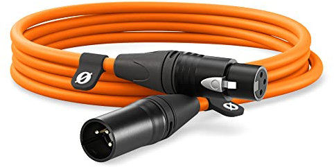 RØDE XLR-3 Hochwertiges XLR-Kabel (3 m, orange)