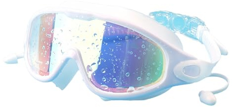 PURPLELILY Gafas de natación impermeables, antivaho, natación, esnórquel, buceo, para mujeres y hombres, gafas de natación planas y antivaho para adultos