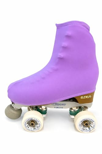 CRLSPORT Cubre patín para niña y Mujer, Funda PatinSkate, Professional Skating, Patinaje Hielo,artístico o en línea. 180 Densidad. Talla Universal Adulto y niños. Color Lila Claro