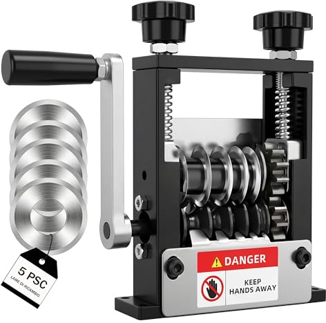 ESOHOT Maquina Pelacables Cobre Automático Manual 3–17 mm, Máquina Pelacables para Cobre con Manivela o Taladro, Pelacables para Reciclaje de Cables con 6 Canales y 5 Cuchillas (Negro)
