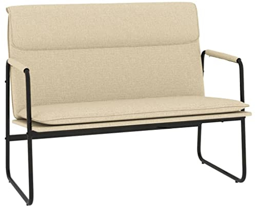 Mhdvray Panca ad angolo, 100 x 64 x 80 cm, in tessuto, con panca imbottita, look moderno, robusta, per soggiorno, corridoio, camera da letto
