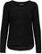 ONLY Women's Onlgeena Xo L/S Pullover Knt Noos Jumper, Black (Black), 12 UK
