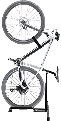 Qualward Cykelstativ vertikal cykelställ golv justerbar upprätt design, platsbesparande för vardagsrum, sovrum och garage