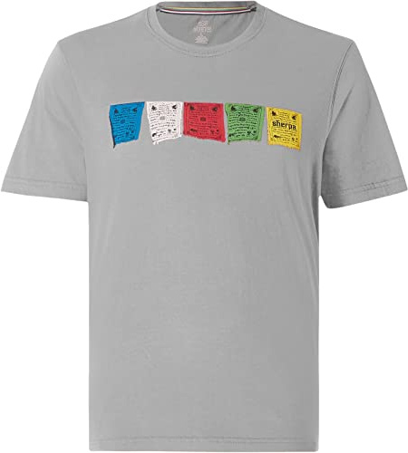 Sherpa Adventure Gear Tarcho Tee, M, Heather Grey