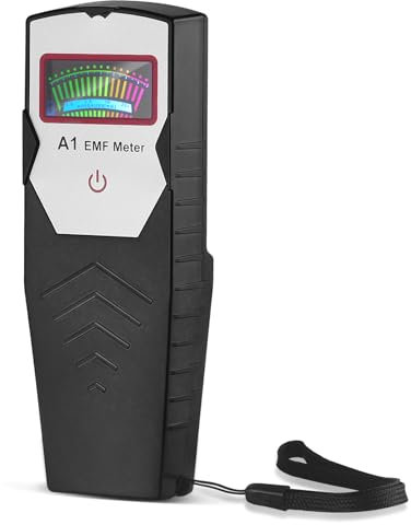AceFox EMF Meter, Hand-held Digital LCD EMF Detector, Ghost Hunting Equipment Tester for Home, Office & Outdoor Inspections