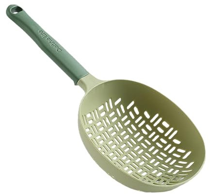 Colador de pasta de silicona - Cuchara coladora de cocina multifunción - Colador de alimentos de silicona reutilizable, espumadera para Pasta, fideos, cocinar y freír albóndigas