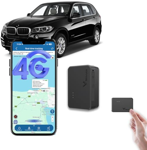 Winnes TK903 4G Mini GPS Tracker Real Time APP Locator with Strong Magnetic Mount Hidden Tracking Device for Car Van Motorcycle Bike Kids Pets Elderly Subscription Required
