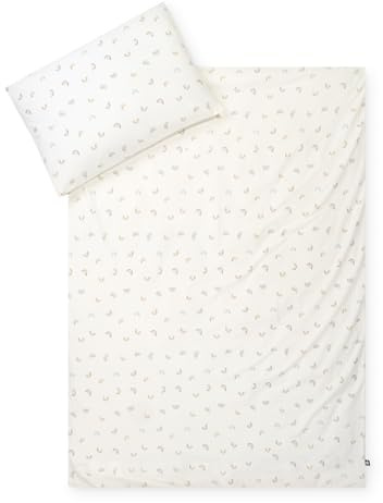 Julius Zöllner Biancheria da letto in jersey Little Bow, misure 100 x 135 e 40 x 60 cm, per lettino per bambini, privo di sostanze nocive