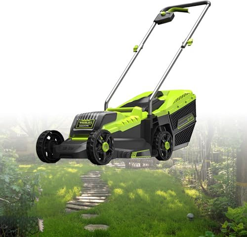 1600w Elektrisk Vertikalskärare, Vertikalskärare Med 35l Uppsamlingspåse, Arbetshöjd I 3 Lägen, TVå 20v 4ah Litiumbatterier, 3400 Rpm, Tyst, Dubbelt Batterifack