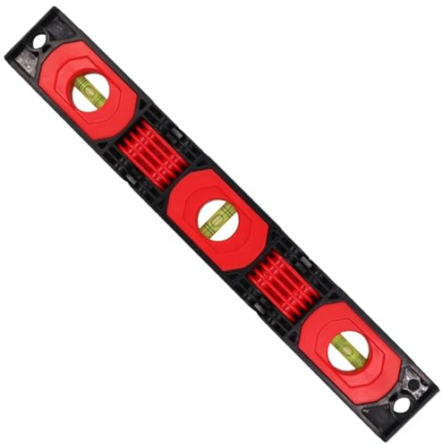 1 x hög precision multifunktionell mininivellinjal med magnettejp, flervinkelmätvinkellinjal (6 fold)