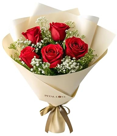 DECOALIVE | Flores Frescas Naturales – Ramo de Rosas Rojas
