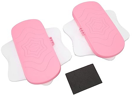 AOWINHIT Abdominal Vridbräda 2PCS Ergonomisk Design för Kaloriförbränningsövningar Hemma Rosa