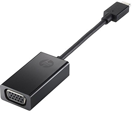 HP USB-C to VGA Adapter USB-C VGA Black - cable interface/gender adapt