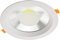 JANDEI – 20 W COB-LED-Einbaustrahler, Weißer runder Rahmenstrahler, 185 x 55 mm (160 mm Einbauloch), 1800 Lumen, IP44, ideal für Bad und Küche – 1 Einheit (Kaltlicht 6000 K)
