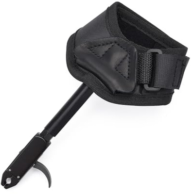 TY Archery Arco compuesto de liberación con correa de mano ajustable, liberación de arco, disparador de tendones, tiro, pinza de freno, accesorio para mano izquierda y derecha